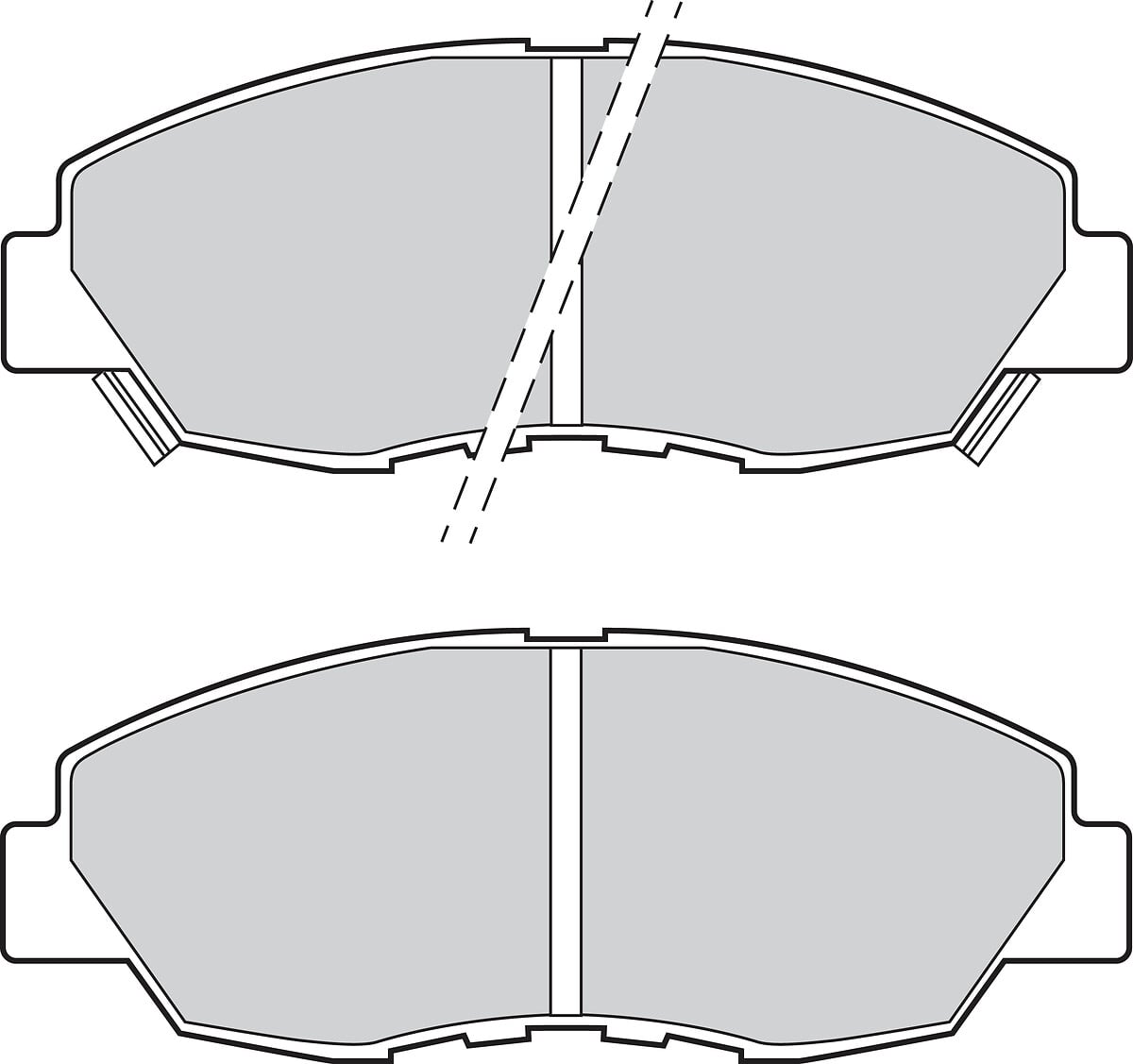 Jeu de 4 plaquettes de frein VALEO ref. 302843